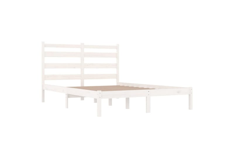 Sengeramme hvit heltre furu 120x190 cm 4FT Small Double - Hvit - Møbler - Senger - Sengeramme & sengestamme