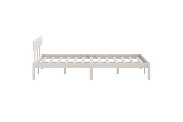 Sengeramme hvit heltre furu 140x200 cm - Hvit - Møbler - Senger - Sengeramme & sengestamme