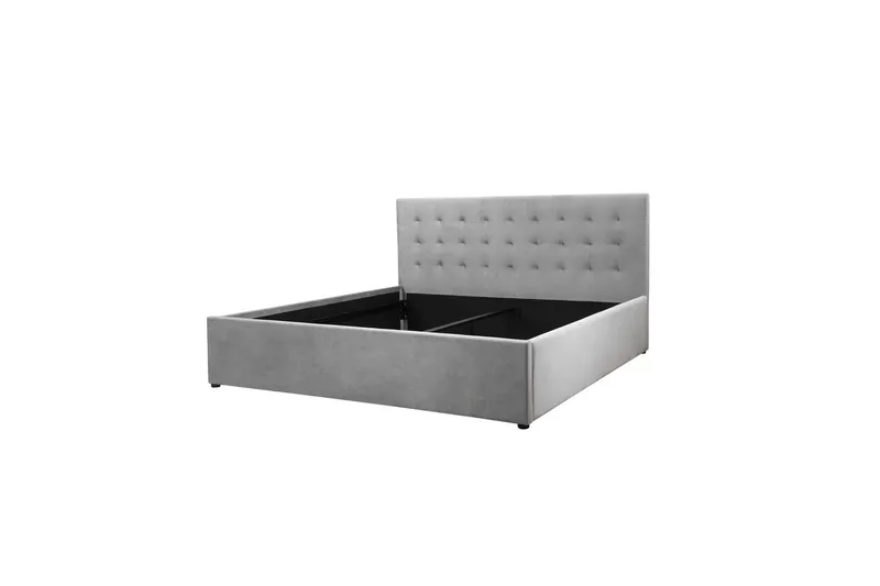 Sengeramme og sengestamme Loft24 Hamar sengeramme Grå 200x180 - Møbler - Senger - Sengeramme & sengestamme