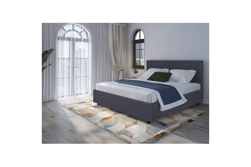 Sengeramme og sengestamme Loft24 Hamar sengeramme Lysegrå 200x180 - Møbler - Senger - Sengeramme & sengestamme