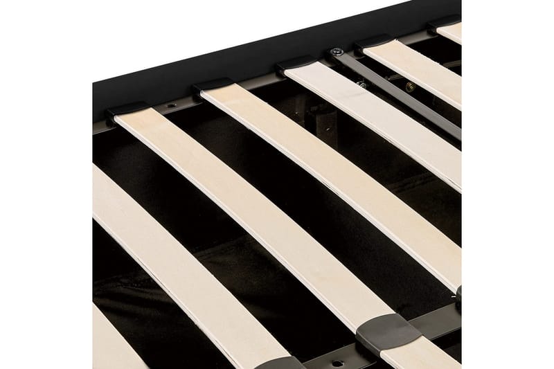 Sengeramme og sengestamme Seng med oppbevaring Lubbon Svart||Sølv 180x200 - Møbler - Senger - Sengeramme & sengestamme