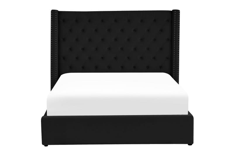 Sengeramme og sengestamme Seng med oppbevaring Lubbon Svart||Sølv 180x200 - Møbler - Senger - Sengeramme & sengestamme