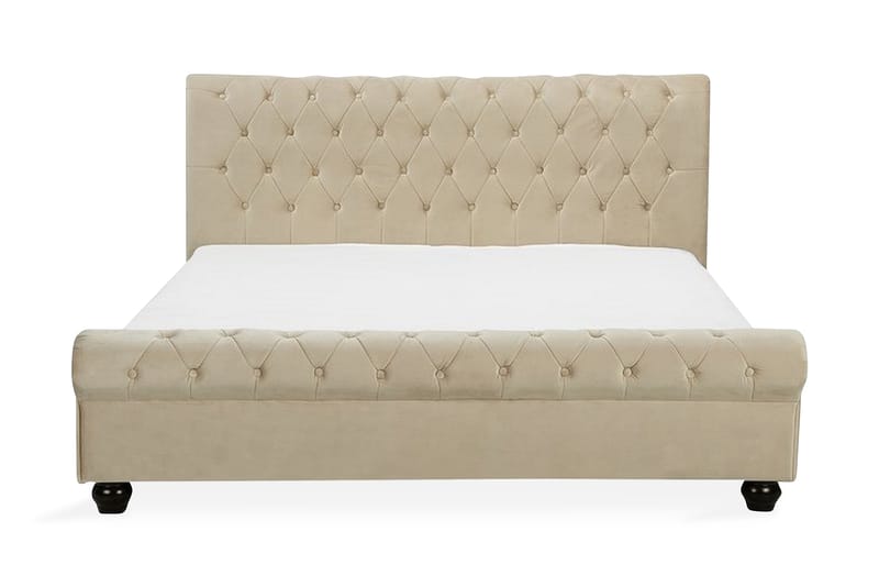 Avallon Dobbeltseng 180 | 200 cm - Beige - Sengeramme & sengestamme