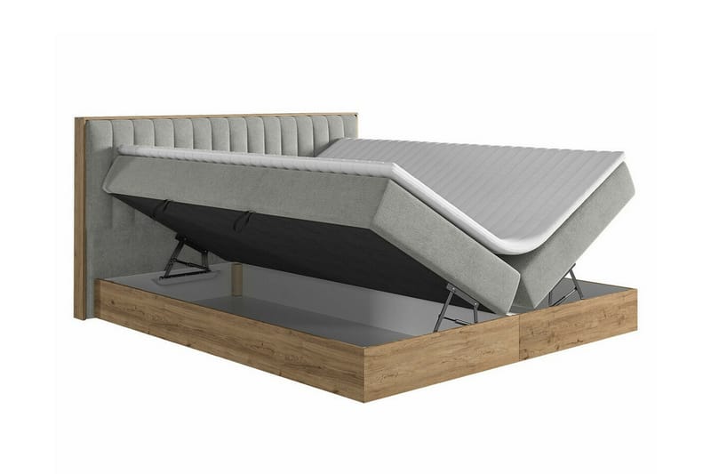 Aviemore Seng 180x200 cm - Beige/Tre - Møbler - Senger - Sengeramme & sengestamme