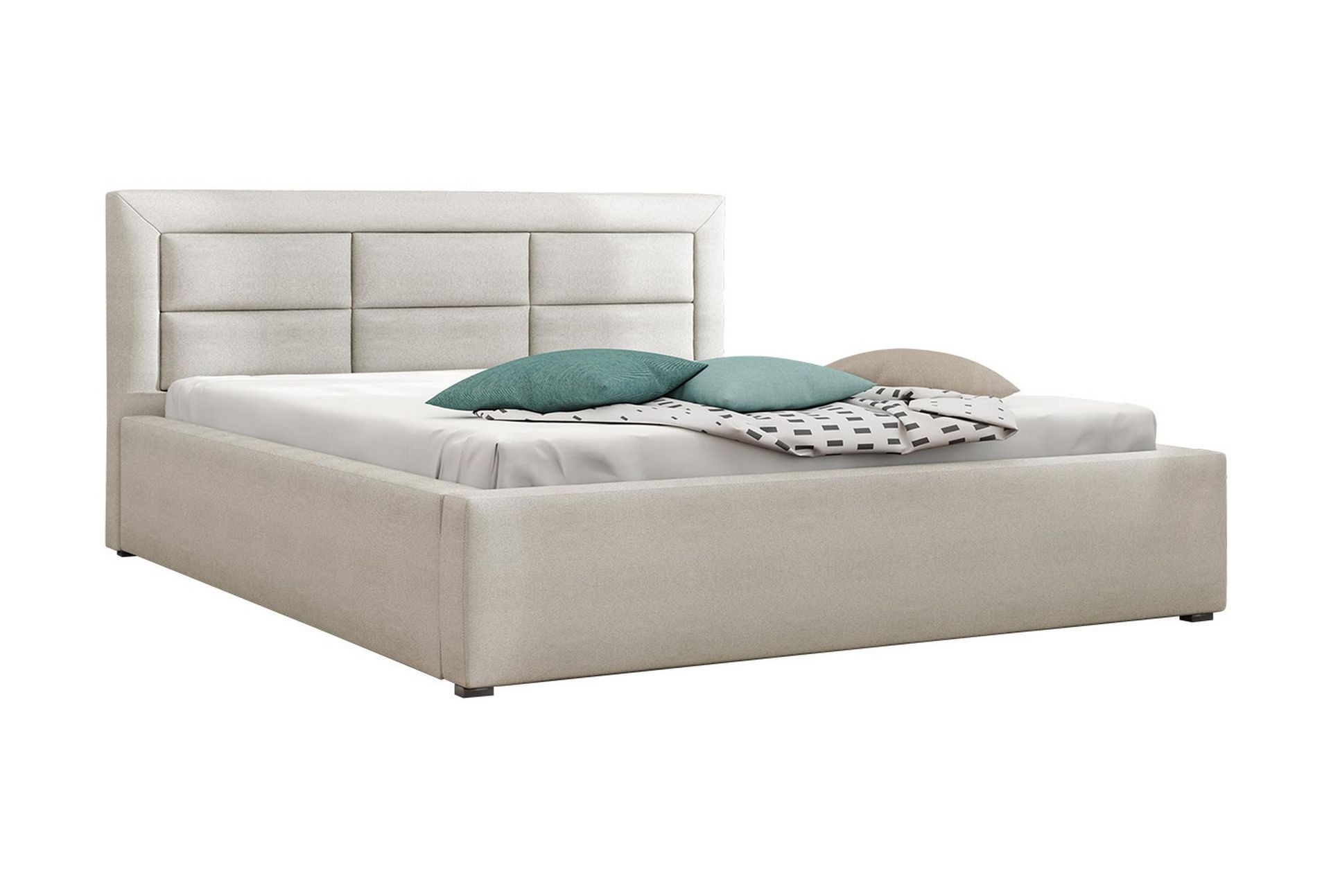 Axlunda Seng 200x200 cm - Hvit