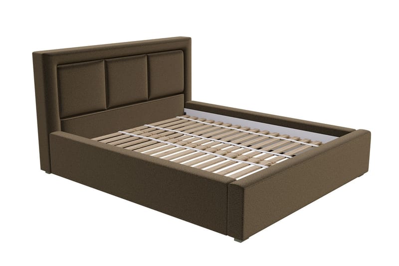Axlunda Seng 200x200 cm Metallramme - Svart - Møbler - Senger - Sengeramme & sengestamme