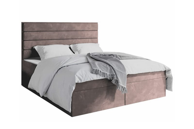 Bandon Sengeramme 160x200 cm - Beige - Sengeramme & sengestamme