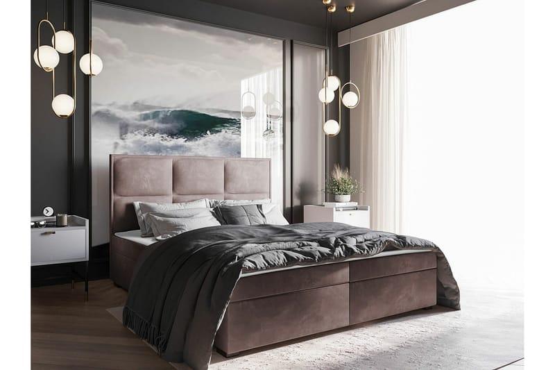 Bandon Sengeramme 160x200 cm - Brun - Møbler - Senger - Sengeramme & sengestamme