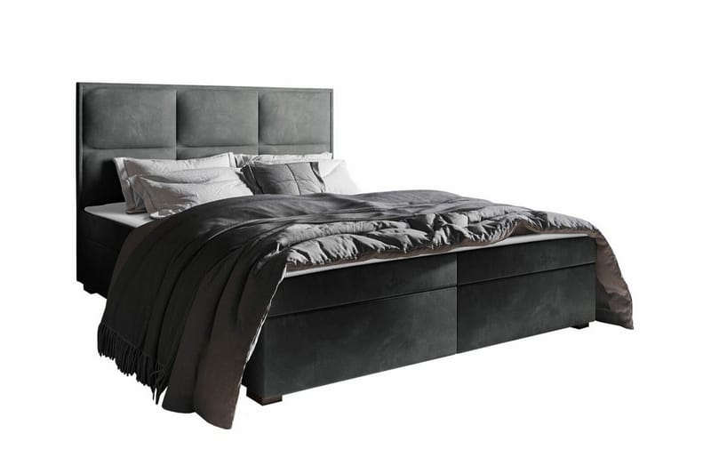 Bandon Sengeramme 160x200 cm - Mørkegrå - Møbler - Senger - Sengeramme & sengestamme