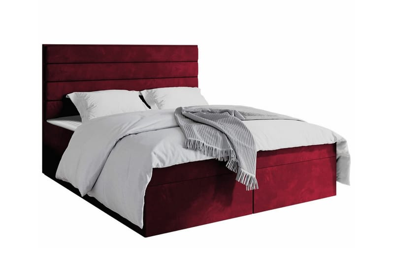 Bandon Sengeramme 160x200 cm - Rød - Møbler - Senger - Sengeramme & sengestamme