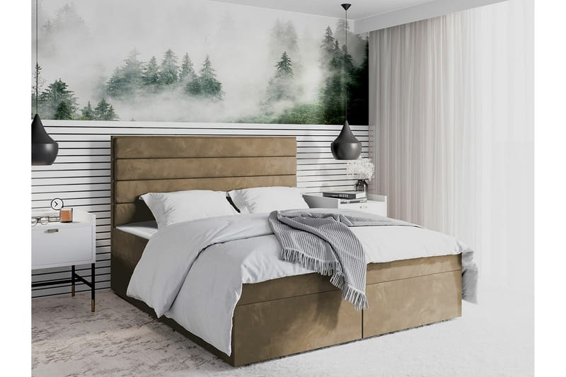 Bandon Sengeramme 180x200 cm - Beige - Møbler - Senger - Sengeramme & sengestamme