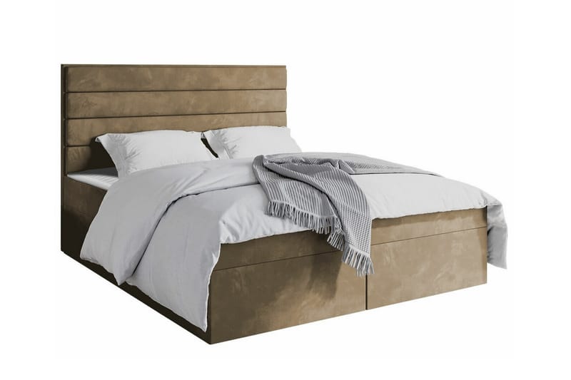 Bandon Sengeramme 180x200 cm - Beige - Sengeramme & sengestamme