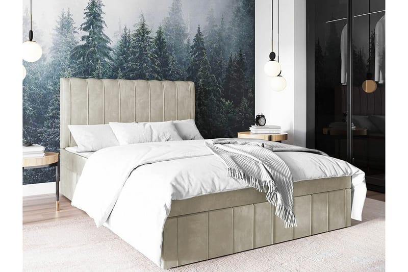 Bandon Sengeramme 180x200 cm - Beige - Møbler - Senger - Sengeramme & sengestamme