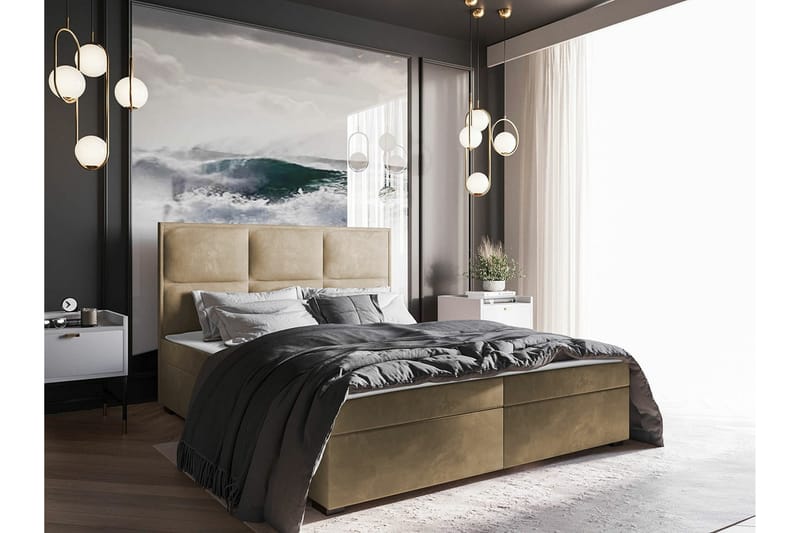 Bandon Sengeramme 180x200 cm - Mørkebrun - Møbler - Senger - Sengeramme & sengestamme