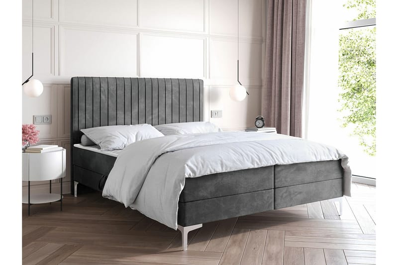 Bandon Sengeramme 180x200 cm - Mørkegrå - Møbler - Senger - Sengeramme & sengestamme