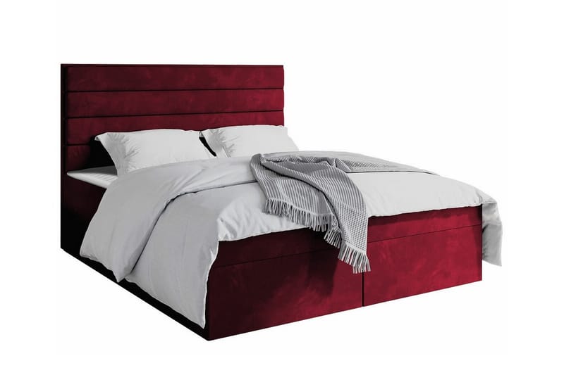 Bandon Sengeramme 180x200 cm - Mørkerød - Møbler - Senger - Sengeramme & sengestamme