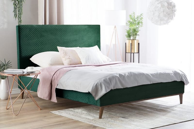 Bayonne Dobbeltseng 140 | 200 cm - Grønn - Sengeramme & sengestamme