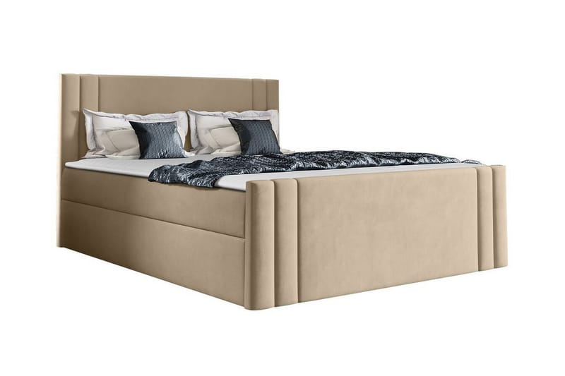 Betvallen Sengeramme 160x200 cm - Beige - Sengeramme & sengestamme