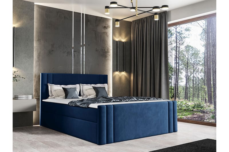 Betvallen Sengeramme 180x200 cm - Mørkeblå - Møbler - Senger - Sengeramme & sengestamme