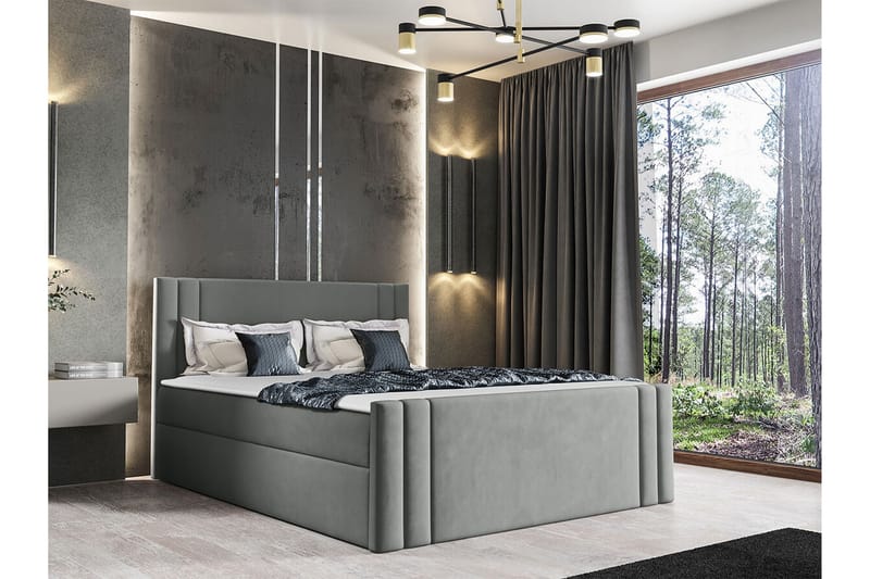 Betvallen Sengeramme 180x200 cm - Mørkegrå - Møbler - Senger - Sengeramme & sengestamme