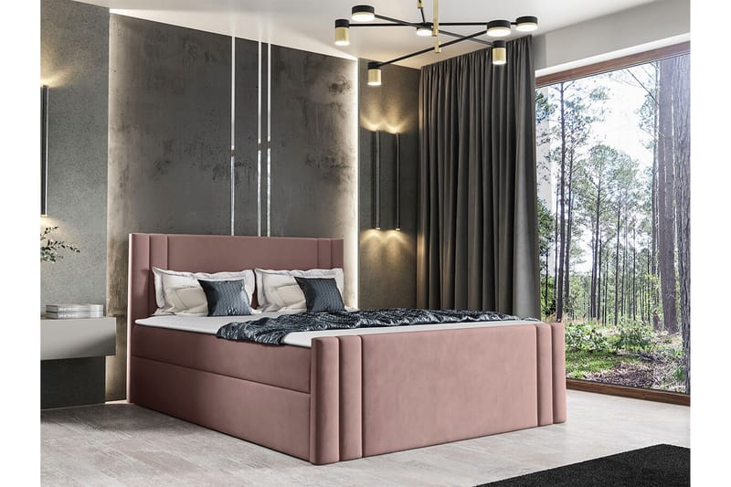 Betvallen Sengeramme 180x200 cm - Rosa - Møbler - Senger - Sengeramme & sengestamme