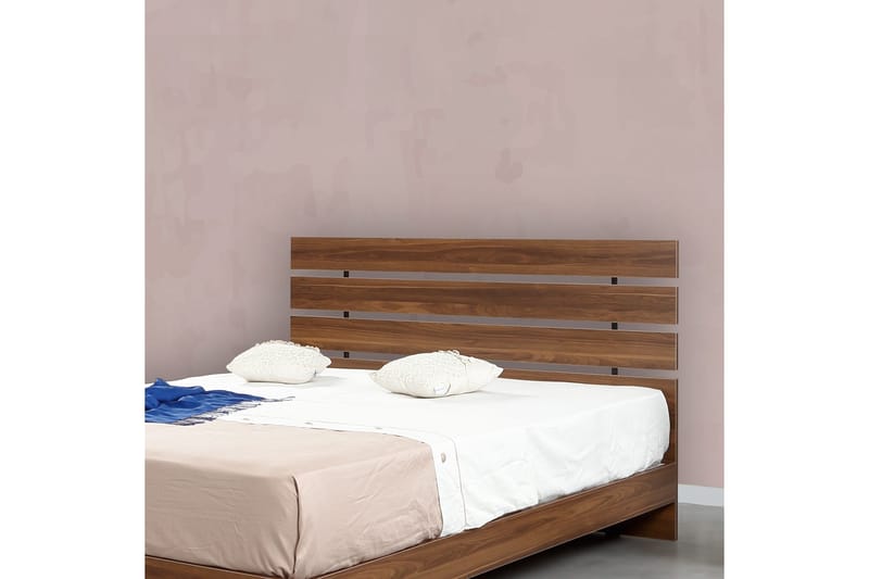 Bielany Sengeramme 185x205 cm Mørkebrun - Mørkebrun - Møbler - Senger - Sengeramme & sengestamme