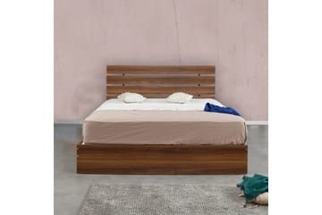 Bielany Sengeramme 185x205 cm Mørkebrun - Mørkebrun - Møbler - Senger - Sengeramme & sengestamme