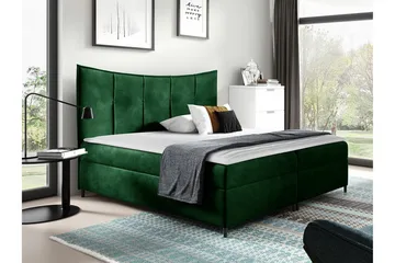 Boisdale Sängram 140x200 cm Dark green - Møbler - Senger - Sengeramme & sengestamme