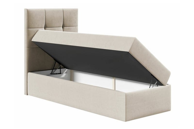 Boisdale Sengepakke med Oppbevaring 80x200 cm med Sengegavl + Overmadrass - Brun - Møbler - Senger - Sengeramme & sengestamme