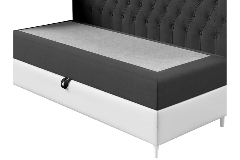 Boisdale Sengeramme 100x200 cm - Brun/Hvit - Møbler - Senger - Sengeramme & sengestamme