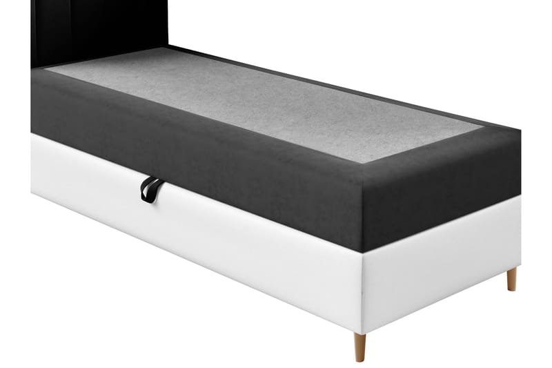 Boisdale Sengeramme 100x200 cm - Grønn/Hvit - Møbler - Senger - Sengeramme & sengestamme