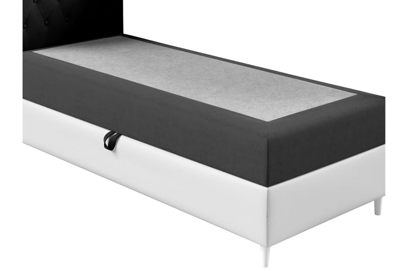 Boisdale Sengeramme 100x200 cm - Grønn/Hvit - Møbler - Senger - Sengeramme & sengestamme