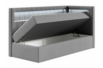 Boisdale Sengeramme 100x200 cm - Gul/Hvit - Møbler - Senger - Sengeramme & sengestamme