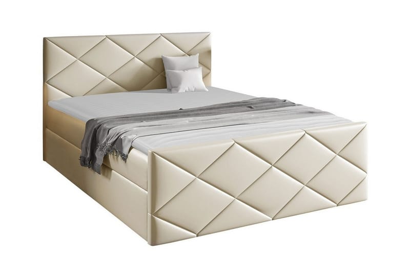 Boisdale Sengeramme 140x200 cm - Beige - Sengeramme & sengestamme