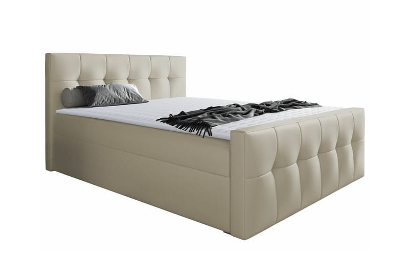 Boisdale Sengeramme 140x200 cm - Beige - Sengeramme & sengestamme