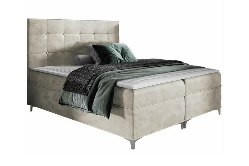 Boisdale Sengeramme 140x200 cm - Beige - Sengeramme & sengestamme