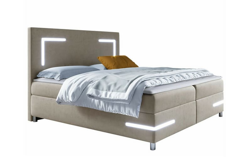Boisdale Sengeramme 140x200 cm - Beige - Møbler - Senger - Sengeramme & sengestamme