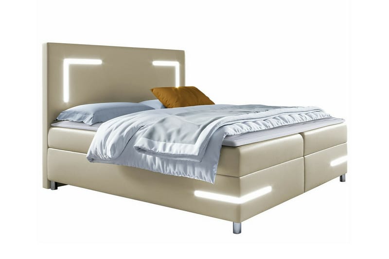 Boisdale Sengeramme 140x200 cm - Beige - Sengeramme & sengestamme