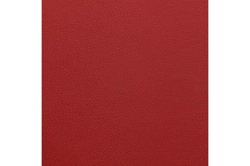 Boisdale Sengeramme 140x200 cm i Kunstlær med Fasthetsgrad Medium - Rød - Møbler - Senger - Sengeramme & sengestamme