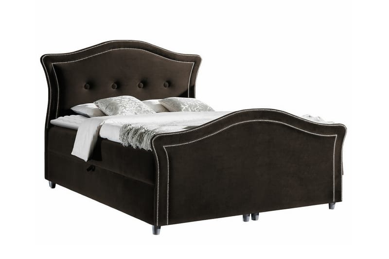 Boisdale Sengeramme 140x200 cm - Mørkebrun - Møbler - Senger - Sengeramme & sengestamme