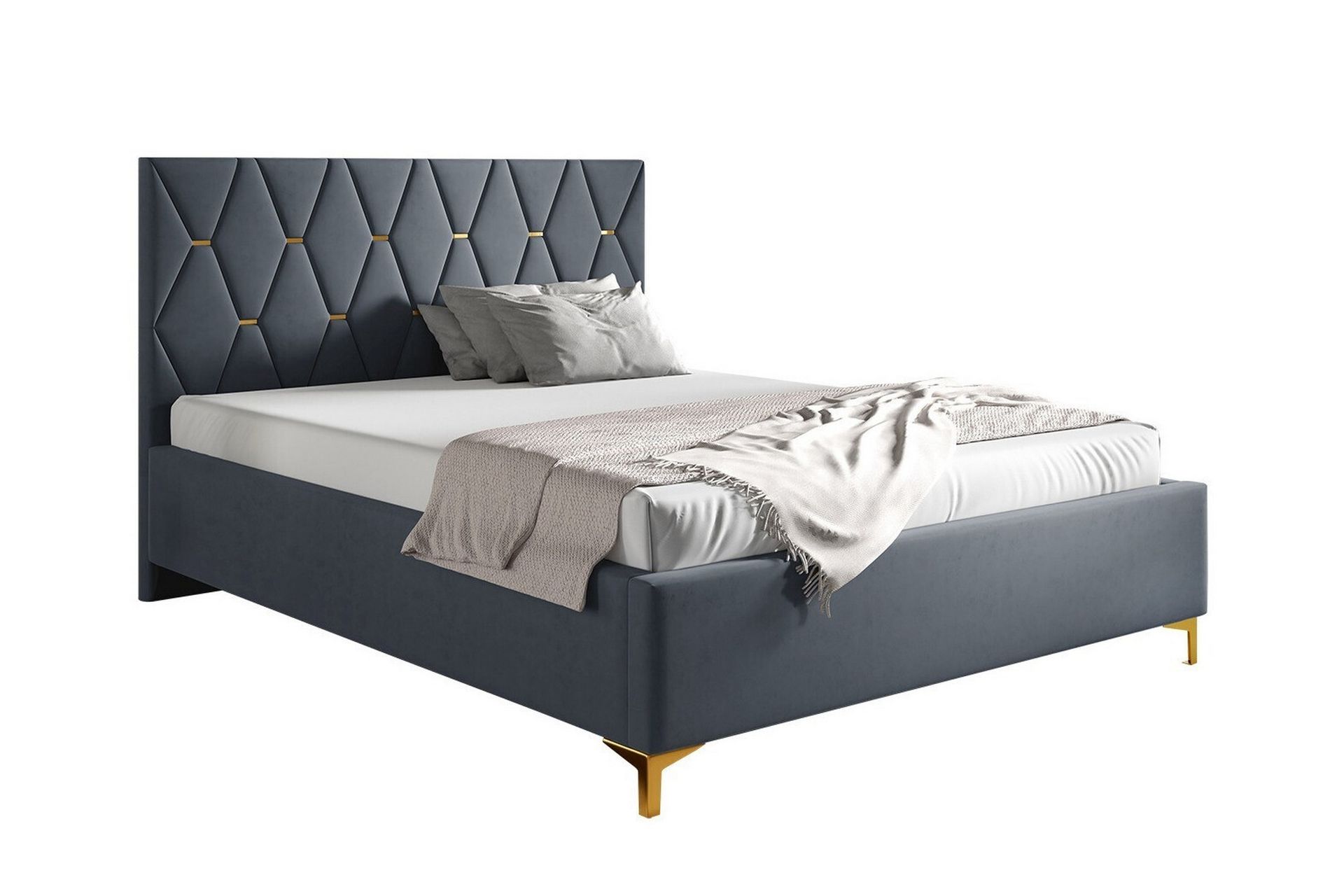 Boisdale Sengeramme 140x200 cm - Mørkegrå - M�øbler - Senger - Sengeramme & sengestamme