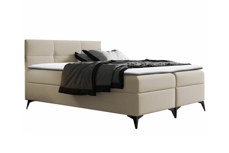 Boisdale Sengeramme 160x200 cm - Beige - Møbler - Senger - Sengeramme & sengestamme