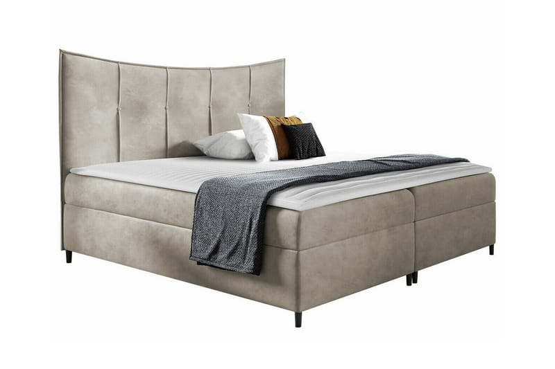 Boisdale Sengeramme 160x200 cm - Beige - Møbler - Senger - Sengeramme & sengestamme