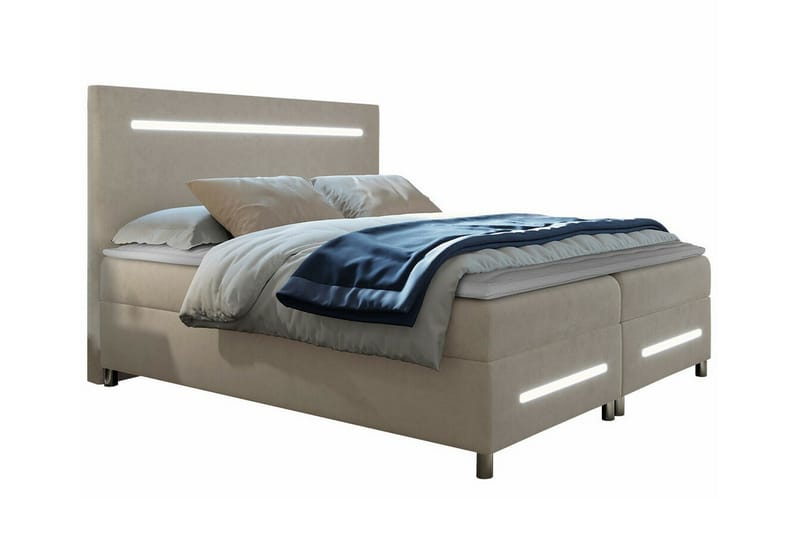 Boisdale Sengeramme 160x200 cm - Beige - Sengeramme & sengestamme