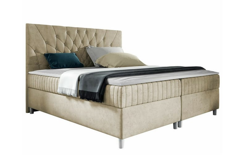 Boisdale Sengeramme 160x200 cm - Beige - Sengeramme & sengestamme