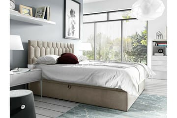 Boisdale Sengeramme 160x200 cm - Beige - Møbler - Senger - Sengeramme & sengestamme