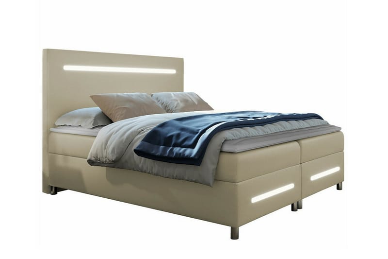 Boisdale Sengeramme 160x200 cm - Beige - Sengeramme & sengestamme