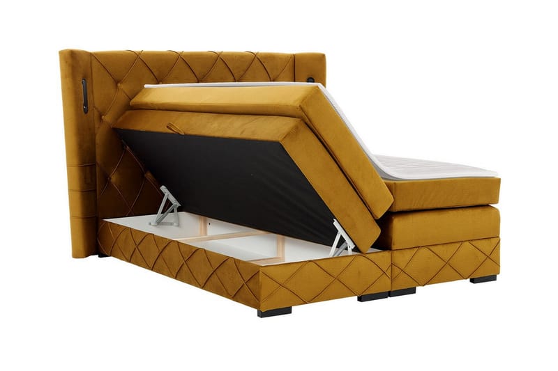 Boisdale Sengeramme 160x200 cm - Beige - Møbler - Senger - Sengeramme & sengestamme