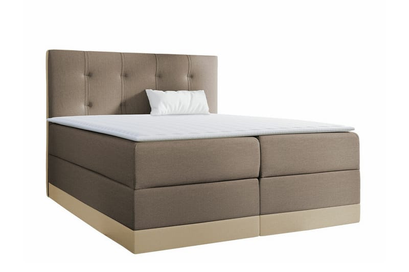 Boisdale Sengeramme 160x200 cm - Beige/Brun - Sengeramme & sengestamme