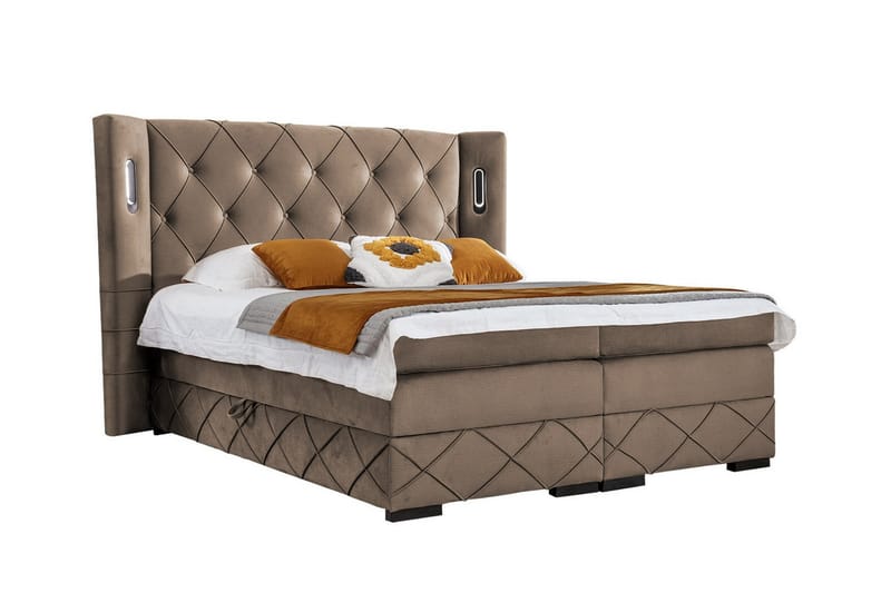 Boisdale Sengeramme 160x200 cm - Brun - Møbler - Senger - Sengeramme & sengestamme